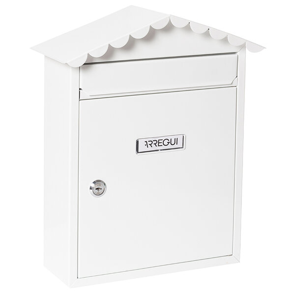 Boîte aux Lettres en Acier  Visit E5741  Anti-pluie  Blanc