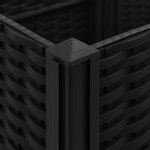 vidaXL Lit surélevé 120x40x38 cm Polypropylène