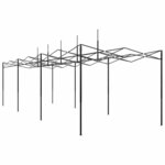 vidaXL Serre avec toit Vert 290 x 870 x 315 cm Acier