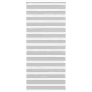 vidaXL Store zèbre gris clair largeur du tissu 100 9 cm polyester