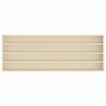 vidaXL Boîte d'Exposition en Bois Marron 100 x 8 5 x 36 cm