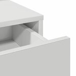 vidaXL Table de Toilette Blanc 79 x 41 x 140 cm Bois d'ingénierie