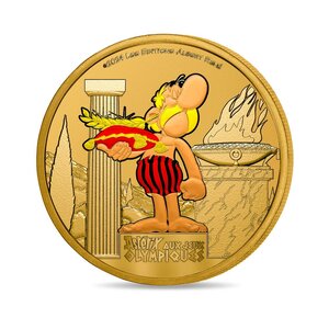 Asterix aux jeux Olympiques Podium - colorisé
