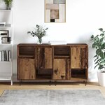 vidaXL Buffet 2 Pièces Bois ancien 60 x 35 x 70 cm