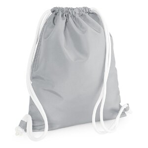 Sac à dos en toile cordons épais - BG110 - gris clair