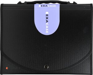 Trieur valisette noir en13 compartiments.Dos extensible 55934E EXACOMPTA