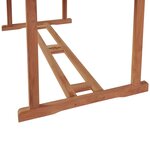 vidaXL Table de jardin 180x90x75 cm Bois de teck solide