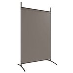 vidaXL Cloison de séparation 3 panneaux Anthracite 525x180 cm Tissu
