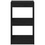 vidaXL Bibliothèque Chêne noir 40 x 30 x 71 5 cm Bois d'ingénierie