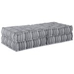 vidaXL Coussin 2 Pièces Gris clair 70 x 70 x 36 cm Polyester
