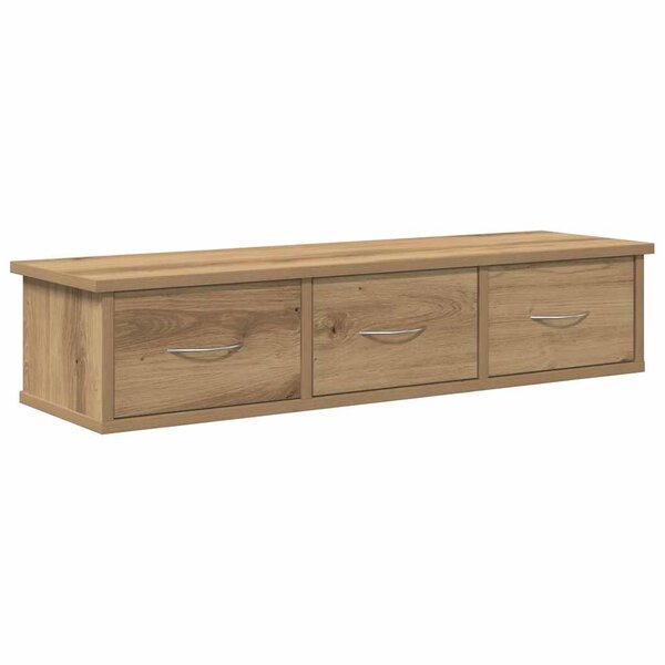 vidaXL Armoire murale chêne artisanal 88x26x18 5 cm bois d'ingénierie