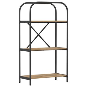 vidaXL Étagère chêne artisanal 60 x 30 x 109 cm Bois d'ingénierie