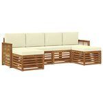 vidaXL Ensemble de canapés d'extérieur 5 pc
