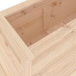 vidaXL Lit surélevé de jardin 119 5x40x39 cm bois de pin massif