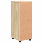 vidaXL Cabinet de salle de bain Chêne sonoma 30 x 35 x 80 cm