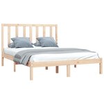 vidaXL Cadre de lit sans matelas bois de pin massif 140x190 cm