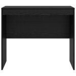 vidaXL Bureau Chêne noir 100 x 50 x 76 cm Bois d'ingénierie