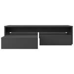 vidaXL Set de tables basses gigognes gris bois d'ingénierie