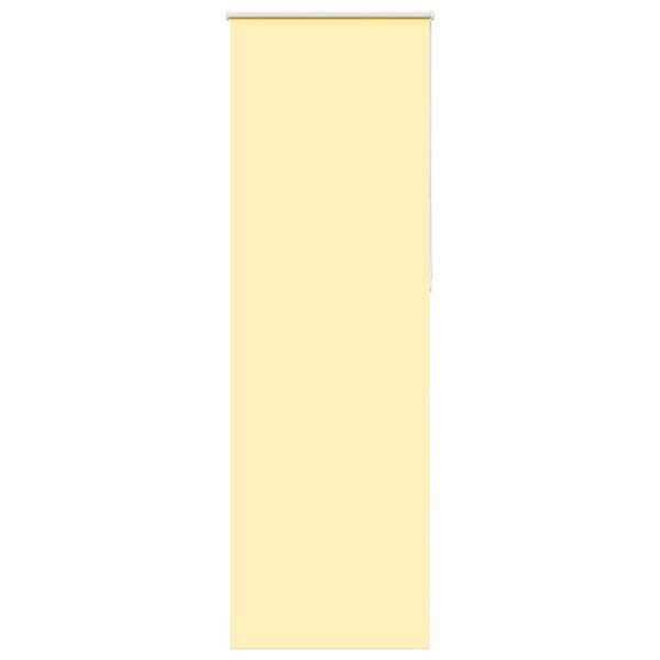 vidaXL Store enrouleur occultant jaune largeur du tissu 80 7 cm