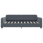 vidaXL Lit de jour avec gigogne et tiroirs sans matelas 90x190 cm