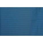 Parure de lit - housse de couette 220 x 240 + 2 taies d'oreiller 60 x 60 - Satiné coton - Bleu