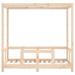 vidaXL Cadre de lit pour enfant 70x140 cm bois de pin massif