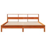 vidaXL Cadre de lit sans matelas cire marron 180x200cm bois pin massif