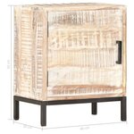 vidaXL Table de chevet 40 x 30 x 50 cm Bois d'acacia massif