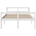 vidaXL Lit pour personne âgée avec tête de lit sans matelas 140x200 cm