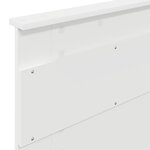 vidaXL Tête de lit Blanc 100 cm Bois d'ingénierie