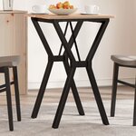 vidaXL Pieds de table à manger cadre en Y 50x40x73 cm fonte
