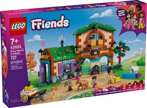 LEGO Friends - Ranch et Écuries des Poneys - Set de Construction 42654 pour Enfants