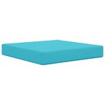 vidaXL Coussin de canapé d'extérieur 3 Pièces Turquoise Polyester