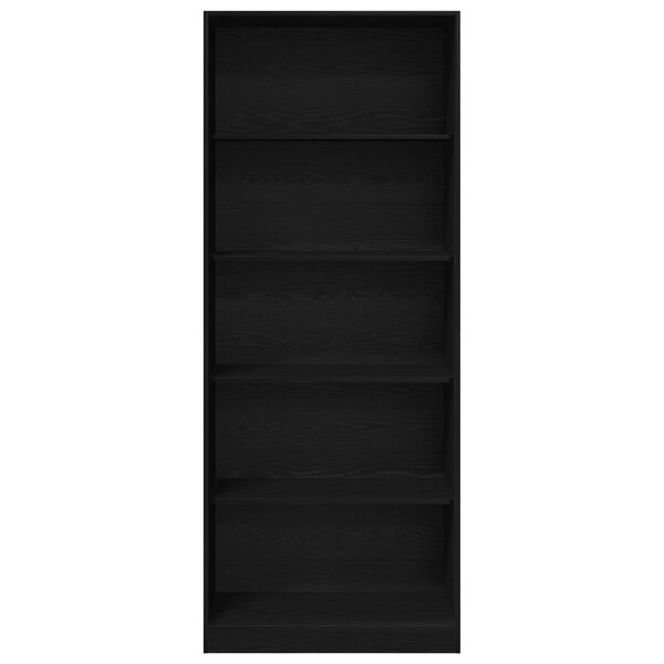 vidaXL Armoire Chêne noir 80 x 50 x 200 cm Bois d'ingénierie