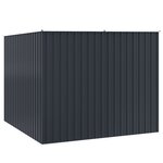 vidaXL Abri de jardin Anthracite 195x198x159 cm Acier galvanisé