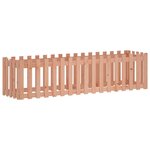 vidaXL Lit surélevé de jardin design de clôture bois douglas massif