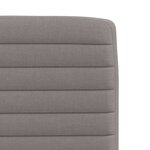 vidaXL Chaises à manger lot de 6 taupe tissu