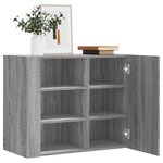 vidaXL Armoire murale sonoma gris 75x35x60 cm bois d'ingénierie