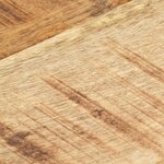 vidaXL Dessus de table Bois de manguier solide 25-27 mm 80x80 cm