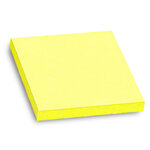 Bloc-notes q-connect quick notes 76x76mm 80feuilles coloris jaune vif Q-CONNECT