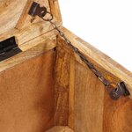 vidaXL Boîte de Rangement 70 x 35 x 40 cm bois de manguier massif