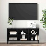vidaXL Meuble TV Noir 69.5 x 30 x 50 cm Bois d'ingénierie