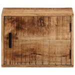 vidaXL Table de chevet murale 40x30x25 cm bois de manguier massif