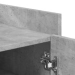 vidaXL Armoire à chaussures gris béton 52x37 5x100cm bois d'ingénierie