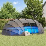 vidaXL Dôme de tente de piscine Transparent 538 x 440 x 204 cm