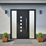 vidaXL Jardinières 2 Pièces 30x30x30 cm acier résistant aux intempéries