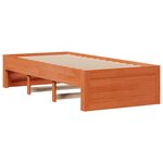 vidaXL Cadre de lit sans matelas avec tiroirs 90x200cm bois pin massif