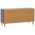 vidaXL Meuble TV 99 x 34 5 x 50 cm Sonoma gris Bois d'ingénierie