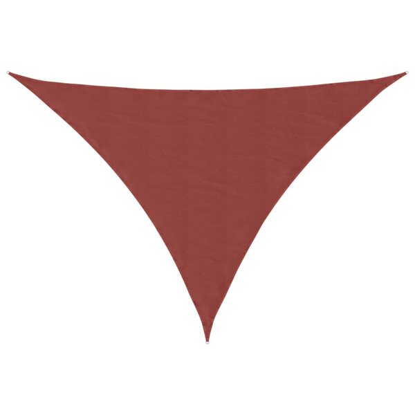vidaXL Voile de parasol tissu oxford triangulaire 4x5x5 m terre cuite