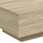 vidaXL Table basse chêne sonoma 55x55x31 cm bois d'ingénierie